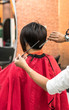 © v74 - Woman getting short haircut