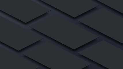 3D Mockup mobile app interface. Blank app screen. Horizontal 9:16 aspect ratio in white color tone created by vector easy to use for user interface and user experience design.