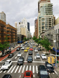 Fototapeta  - new_york-voitures-avenue