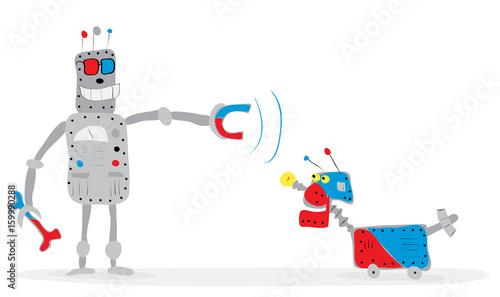 remote control vector robot