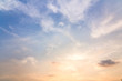 © borphloy - the blue sky with light from the sun in evening