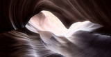 Antelope canyon black and white