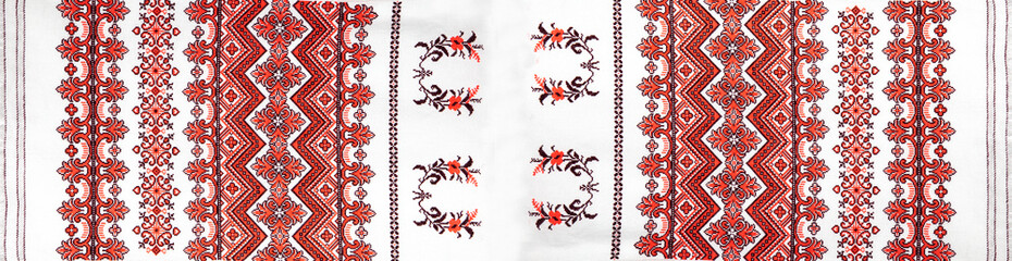 Ukrainian folk embroidery, handmade