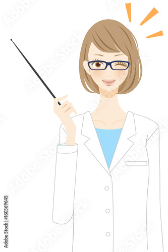 カウンセリングをする女性 講師 イラスト Stock イラスト Adobe Stock