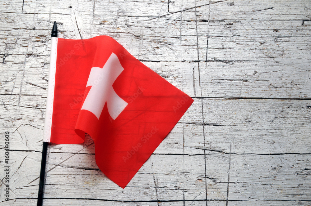 Fahne Der Schweiz Vlag Van Switserland Bandiera Della Svizzera Drapeau 