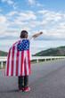 © obeyleesin - Child American flag