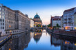 Berlin Cathedral (Berliner Dom) reflected in Spree River, Germany