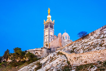 Wall Mural - Notre Dame de la Garde, Marseille, France.