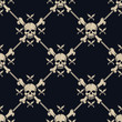 seamless pattern pirate skulls