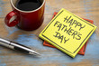 © MarekPhotoDesign.com - happy father day on sticky note