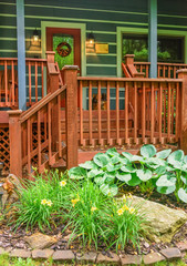 Wall Mural - Front Porch of Cabin