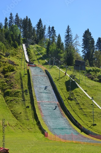 Zdjęcie XXL Trampolina do skoków narciarskich