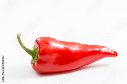 Fotografie, Obraz Red chili pepper isolated on white background.