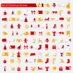 Sticker - Set of Christmas stickers