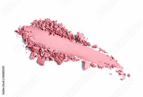 Cuadros en Lienzo Blush stroke isolated on white background