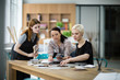 © ReeldealHD images - Female coworkers working on a project