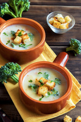 Sticker - cheese cream soup with broccoli