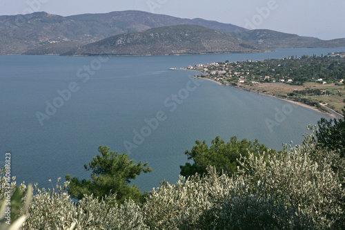 Foto  The island of Lesbos Greece