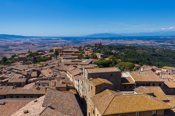 Volterra medieval town in Tuscany Italy