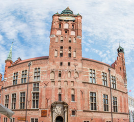 Wall Mural - Rechtstädtische Rathaus (Ratusz Głównego Miasta) Gdańsk (Danzig) pomorskie (Pommern) Polska (Polen)