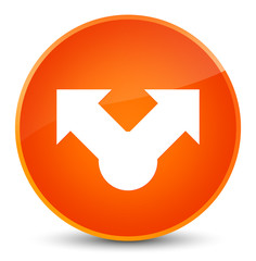 Share icon elegant orange round button