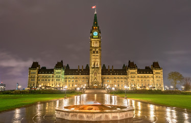 Poster - Canadian Parliament Building in Ottawa