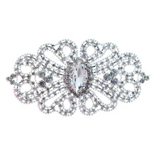 Crystal Brooch Isolated On White Background
