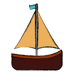 Poster - sailboat icon image