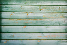 Green Wooden Texture As Background