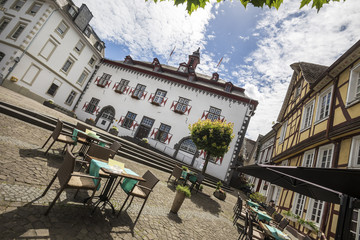 Wall Mural - historic linz am rhein town germany