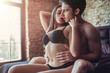 © Vasyl - Couple having sex on bed