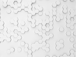 Wall Mural - Abstract hexagonal pattern