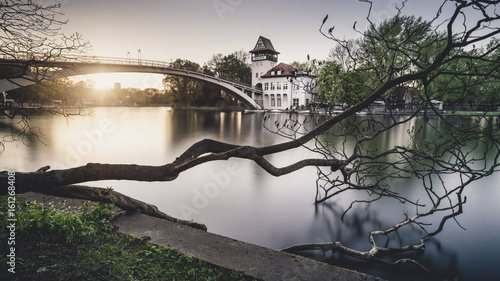 most-abteibrucke-i-zachod-slonca