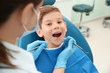© Africa Studio - Dentist examining little boy's teeth in clinic