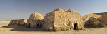 Berber Houses In Sahara Desert In Tunisia