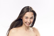 © SHOTPRIME STUDIO - Clean skin, beautiful woman, woman with smile, woman on isolated background