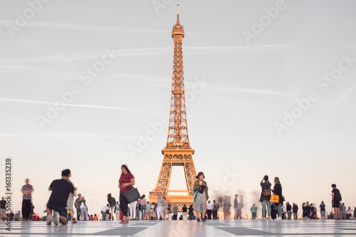 Plakat Paryż - podjazd Trocadero