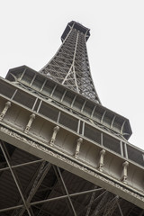 Wall Mural - Eiffel Tower looking up-fourth view