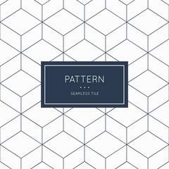 Wall Mural - geometric seamless pattern