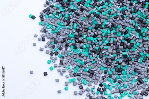 Cuadros en Lienzo Colorful plastic polymer granules