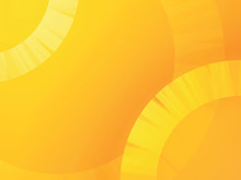 Abstract Yellow Circle Summer Background