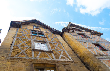 half-timbered houses in france