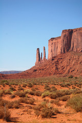 The famous Buttes of Monument Valley, Utah, USA