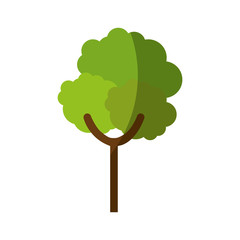 nature tree symbol icon vector graphic illustration