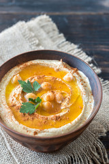 Poster - Bowl of hummus