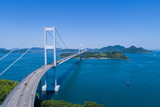 Fototapeta  - 来島海峡大橋（しまなみ海道） 空撮