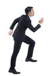 © pixs4u - The young businessman in action with walking up stair