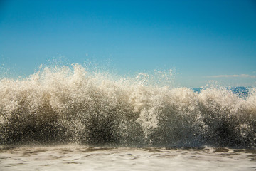 waves on the incoming tide