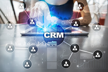 CRM. Customer relationship management concept. Customer service and relationship