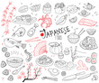 © ivan mogilevchik - Hand Drawn Japanese Cuisine Elements Set